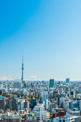 Naklejka premium 東京の都市風景