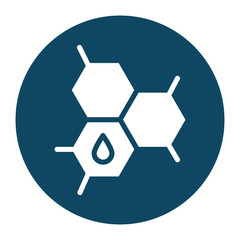 Obraz premium Isolated cells with oil drop block and flat style icon vector design