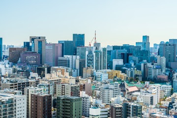 Naklejka premium 東京の都市風景