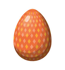 Happy easter egg vector design