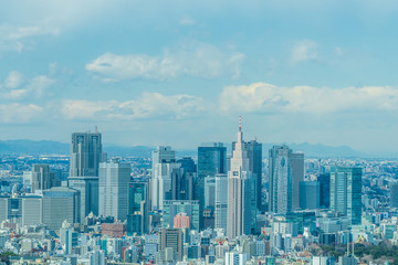 Naklejka na ściany i meble 東京の都市風景