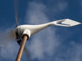 Wind generator generating alternative energy in a nautical and marine environment.