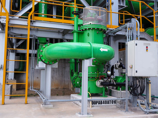 Self-cleaning systems for filter water in Combined-Cycle Co-Generation Power Plant.