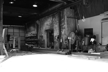  Old metal factory in Korean countryside