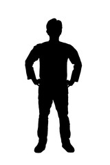 Silhoutte of a man