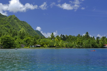 sur le lagon tahitien