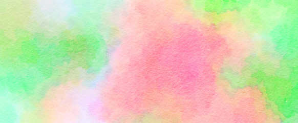 Obraz na płótnie Canvas Abstract light rainbow watercolor background with space for text or image