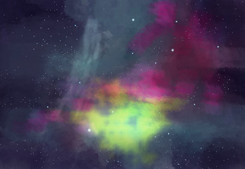 background material space graphic star watercolor color texture nightview 