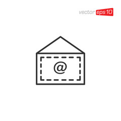 Notification Message or Email Icon Logo Design