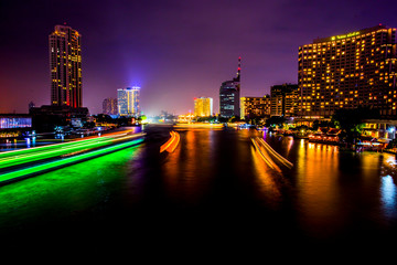 Obraz premium city at night 01