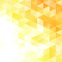 Obraz premium Yellow Polygonal Mosaic Background, Creative Design Templates