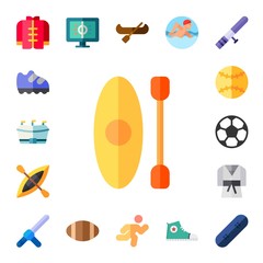 athlete icon set