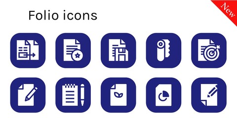 folio icon set