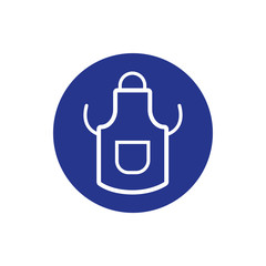 apron accessory block style icon