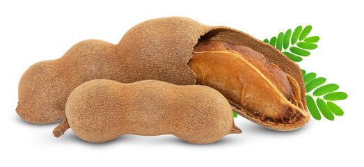Tamarind isolated on a white background
