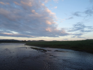 evening view of the sea Bay