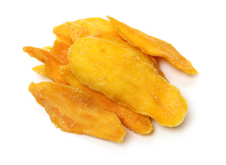 Mango. dry mango on the background