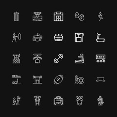 Editable 25 running icons for web and mobile