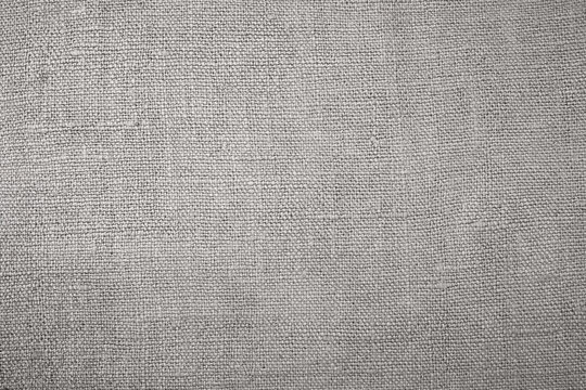 Gray handmade fabric texture. Abstract background