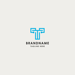 Obraz premium logo design inspiration for companies from the initial letter of the TT logo icon. -Vector