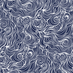 Seamless curl wave background