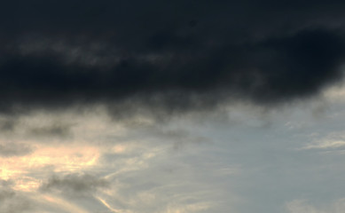 Obraz premium dramatic sky with clouds