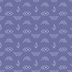 Seamless pattern with hand drawn elements. Doodle. EPS 10