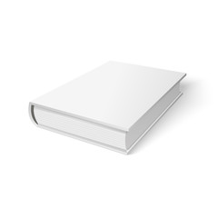 Realistic book mock up. Perspective view. Vector.