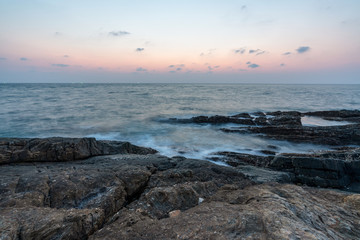 beautiful blue sky tropical paradise coast beach ocean summer sea view at PP Island, Krabi, Phuket, Thailand.