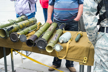 The market for weapons, grenade launchers, and anti-tank anti-tank missiles are on the table in...