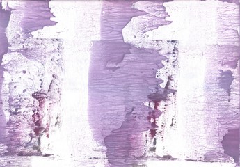 Lilac stains. Abstract watercolor background. Painting texture