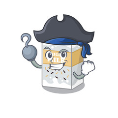 Cute rice milk mascot design with a hat