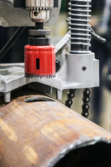 Metalworking machine parts for milling, sawing and processing of metal products