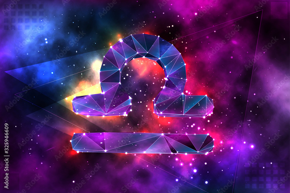 Wall mural vector 3d object on space background