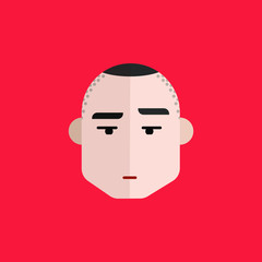 Vector Avatar Man flat design Perfect for web design,banner,Presentation design eps 10