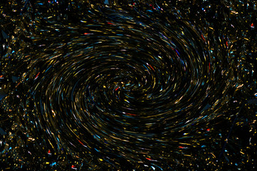 image in the form of a spiral