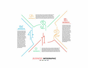 Design elements of business infographics. Set of 3D infographics.