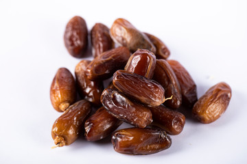 Oriental dates isolated on white background