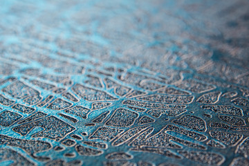 Shiny surface and pattern on foil paper texture for background
