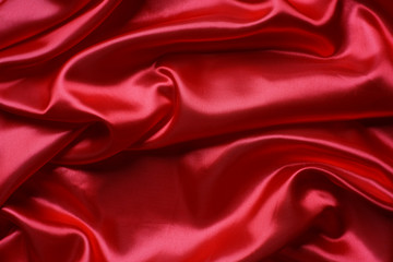 texture of Red fabric cloth pattern and shadow for background