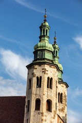 Fototapeta na wymiar Cracow, Poland. Romanesque church of St Andrew, built between 1079 - 1098