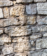 Wall of old stone bricks as a background