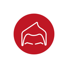 hair male style block icon
