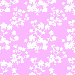 Fototapeta na wymiar abstract background with flowers. Seamless Floral Pattern