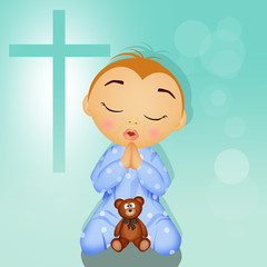 baby says the prayer
