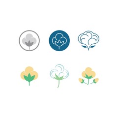 Obraz premium Cotton logo illustration