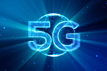 5Gネットワークのアブストラクトイメージ