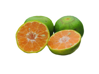Fototapeta na wymiar fresh citrus fruit isolated on white background