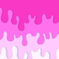 Abstract pink background in paper style. Vector layout design for presentations, flyers, posters.