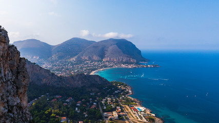 Monte Pellegrino near Palermo on Sicily, Italy in Europe